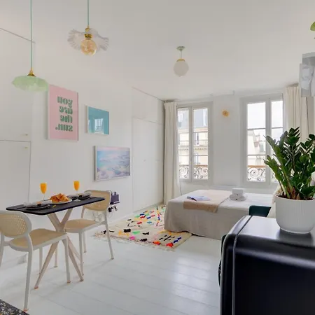Appartement Bnbnook - Bright By Pompidou & Les Halles Parijs